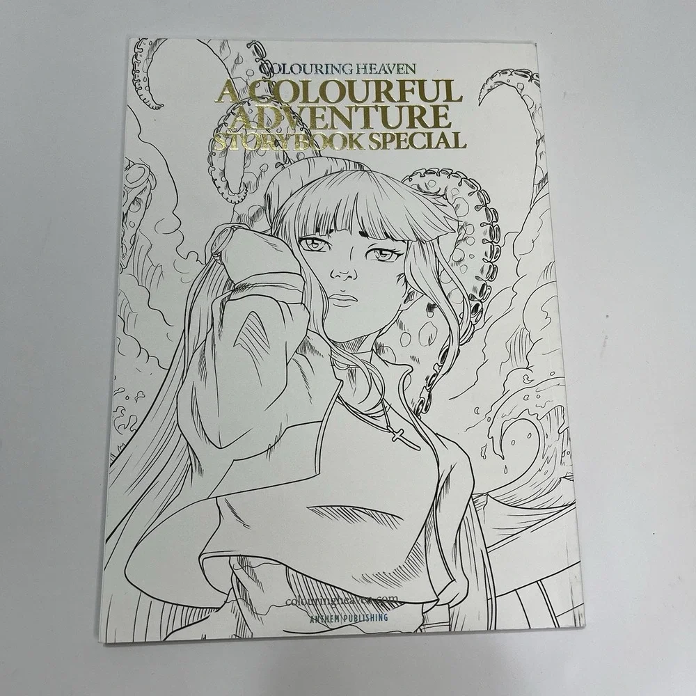 Colouring Heaven Adult Coloring Book ‎ A Colourful Adventure Storybook #76